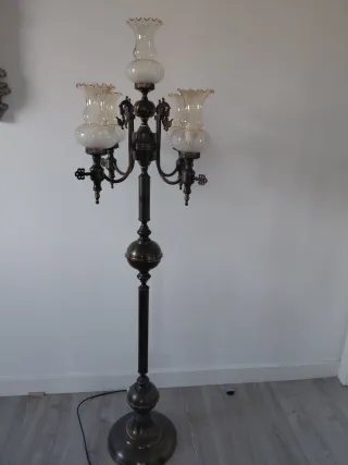 Lámpara de pie 5 focos comedor