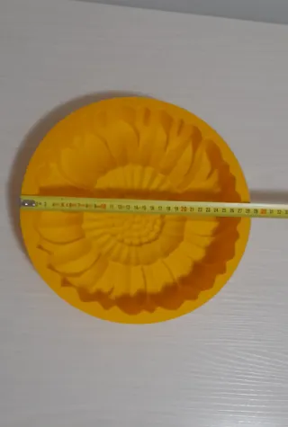 Stampo torta fiore giallo in silicone