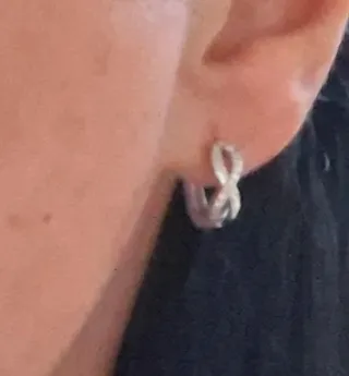 Pendientes Infinito Plata con Circonitas