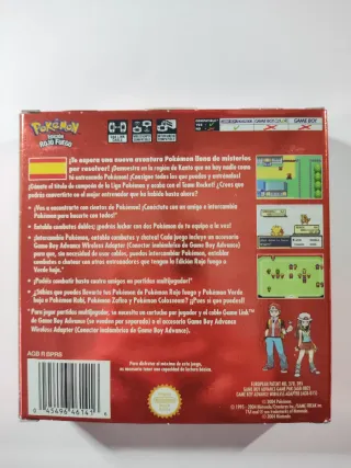 Pokémon Edición Rojo Fuego Nintendo GBA