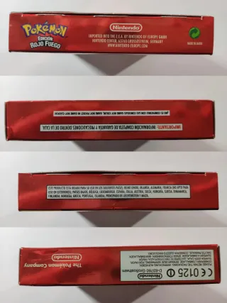 Pokémon Edición Rojo Fuego Nintendo GBA