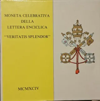 500 Lire Vaticano 1994 Argento Veritatis Splendor