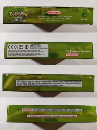 Pokémon Edición Verde Hoja Nintendo GBA