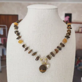 Collana Occhio di Tigre e Agata