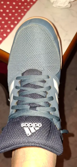 Scarpe da tennis Adidas uomo/donna blu e bianche