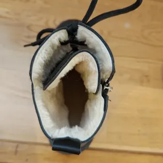 Botas de piel negras talla 40