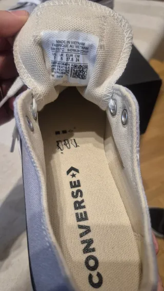 Converse grises talla 37.5