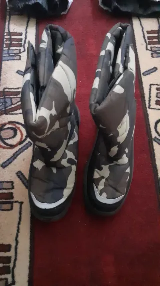 Chaqueta de nieve para hombre, pantalón y botas