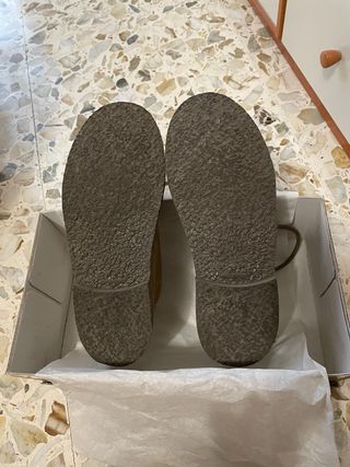 Polacchine scamosciate donna beige