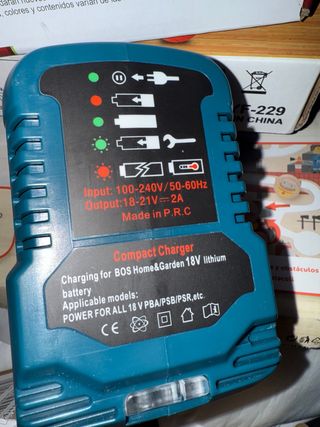 Cargador Baterías BOS Home & Garden 18V