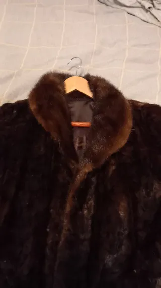 Abrigo de vestir marrón