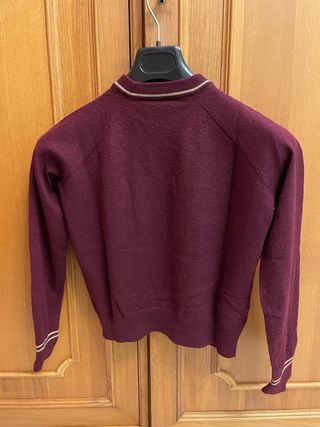 Maglione Max & Co bordeaux con logo