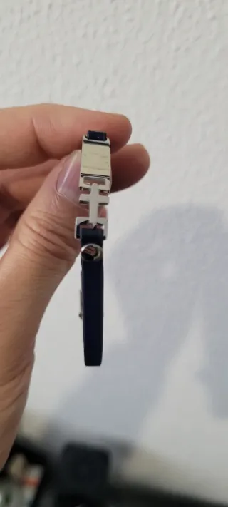 Pulsera Lotus plateado (acero) y Negro