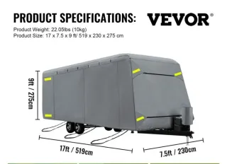 FUNDA CARAVANA REMOLQUE