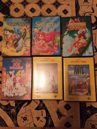 Pack 6 Películas DVD Disney Clásicos