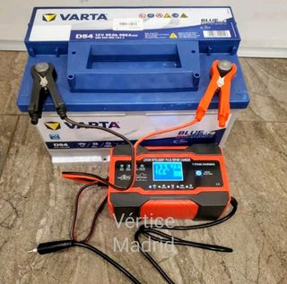 Cargador Batería Coche Camión Moto 12V. 12A.