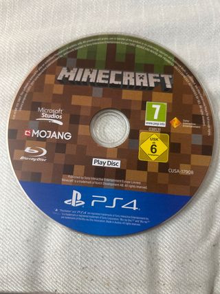 Minecraft PS4 Blu-ray Disc