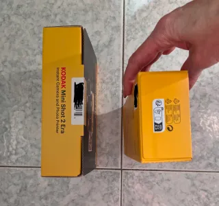 Kodak Mini Shot 2 Era gialla + 38 fogli, nuova