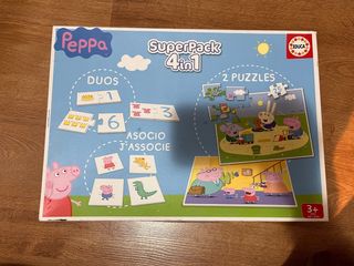 Pack 4 en 1 Puzzles Peppa Pig Educa