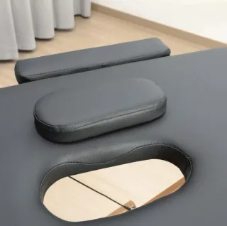 Camilla de masaje de madera, plegable, a estrenar