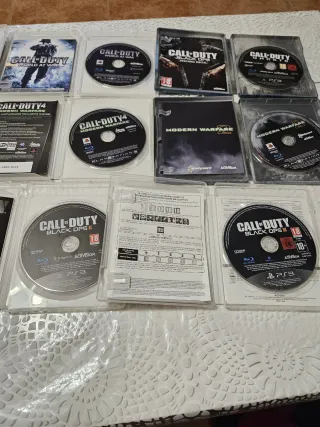 Colección 10 Juegos Call of Duty PS3