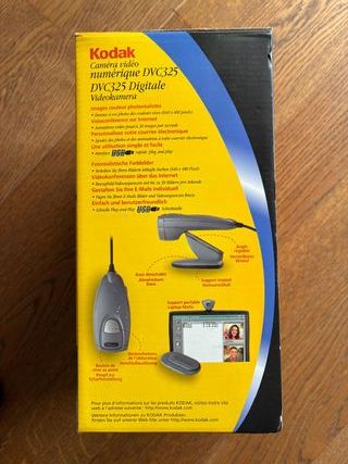 Webcam Kodak DVC325 vintage con caja