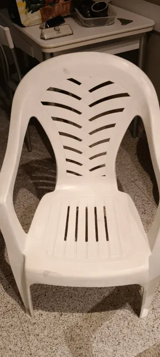 2 Sillas de Jardín Apilables