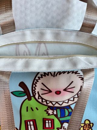 Bolsa de tela Labubu 37x34cm