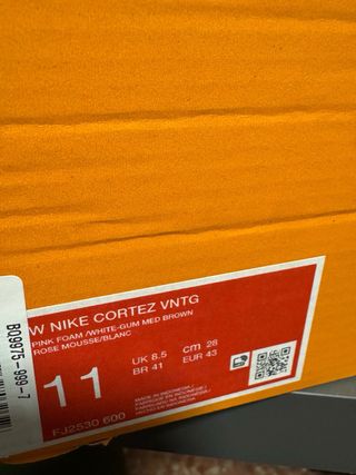 Nike Cortez Rosa y Blanco unisex