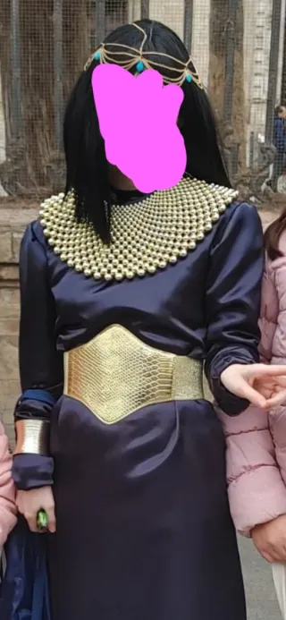 Disfraz Egipcia. Usado solo una vez para cabalgata