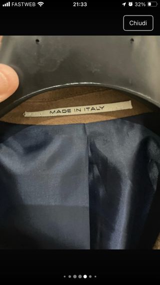 Cappotto Exibit Beige/Marrone