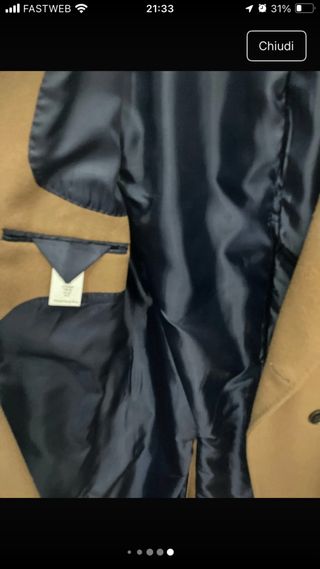 Cappotto Exibit Beige/Marrone