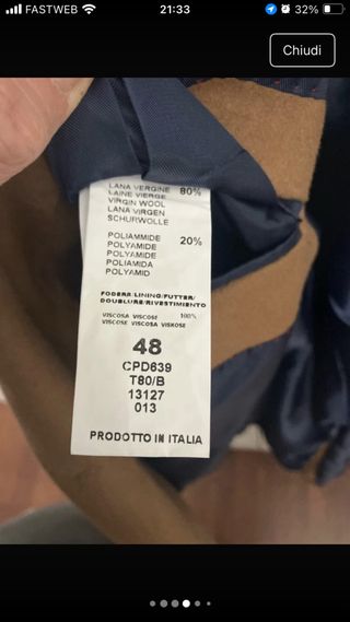 Cappotto Exibit Beige/Marrone