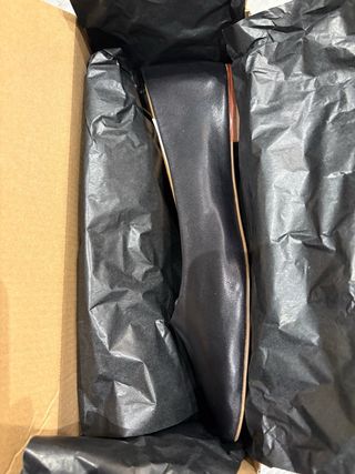 Bailarinas piel negras MANGO