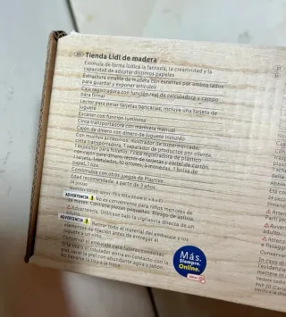 Supermercado Juguete Lidl Madera