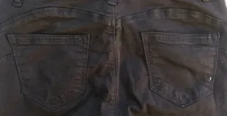 Vaqueros campana mujer vintage anchos negros