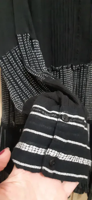 Vestito Zara bianco e nero