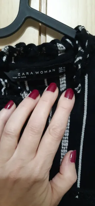 Vestito Zara bianco e nero