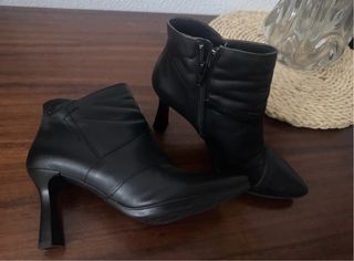 Botas Negras Tacón Desiree