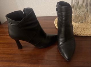 Botas Negras Tacón Desiree