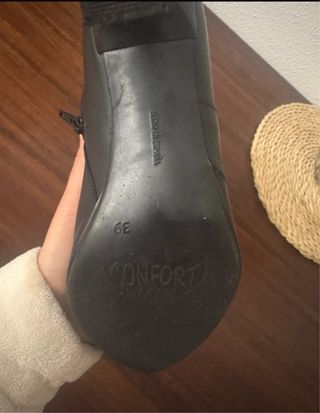 Botas Negras Tacón Desiree