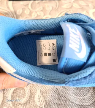 Nike Donna Scarpe Tg.38 Blu/Bianco Nuove