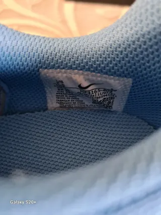 Nike Donna Scarpe Tg.38 Blu/Bianco Nuove