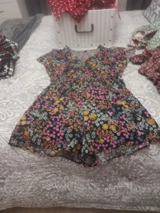 Mono pantalón estampado fucsia y demás colores