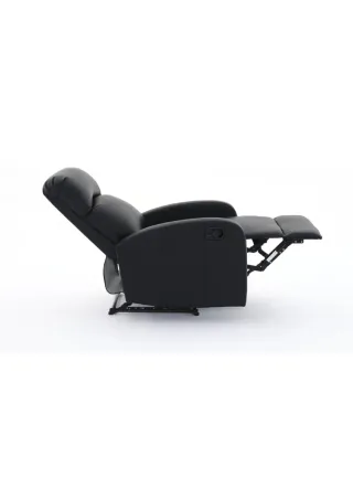 Astan Hogar Sillón Relax Reclinable Manual Negro