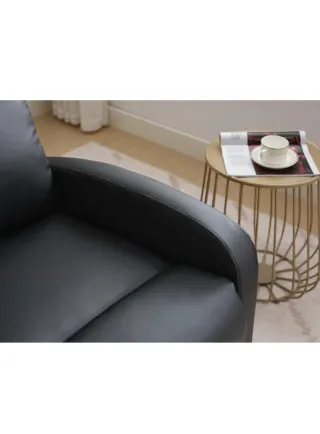 Astan Hogar Sillón Relax Reclinable Manual Negro