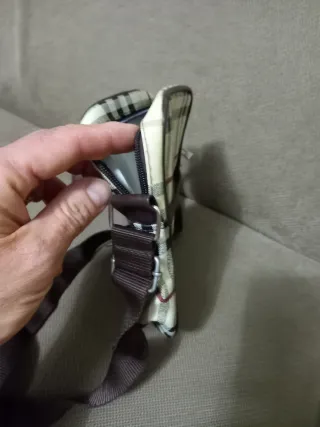 Marsupio  Uomo Tracolla Beige/Marrone