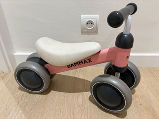Bicicleta bebé sin pedales Bammax rosa