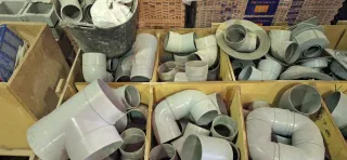 Lote piezas PVC fontanería