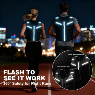 Chaleco Lastrado RHINOSPORT Negro